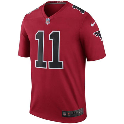 Julio Jones 11 Atlanta Falcons Red Color Rush Legend Jersey