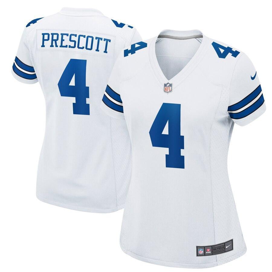 Dak Prescott 4 Dallas Cowboys Women's Game Jersey