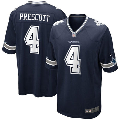 Dak Prescott 4 Dallas Cowboys Youth Game Jersey