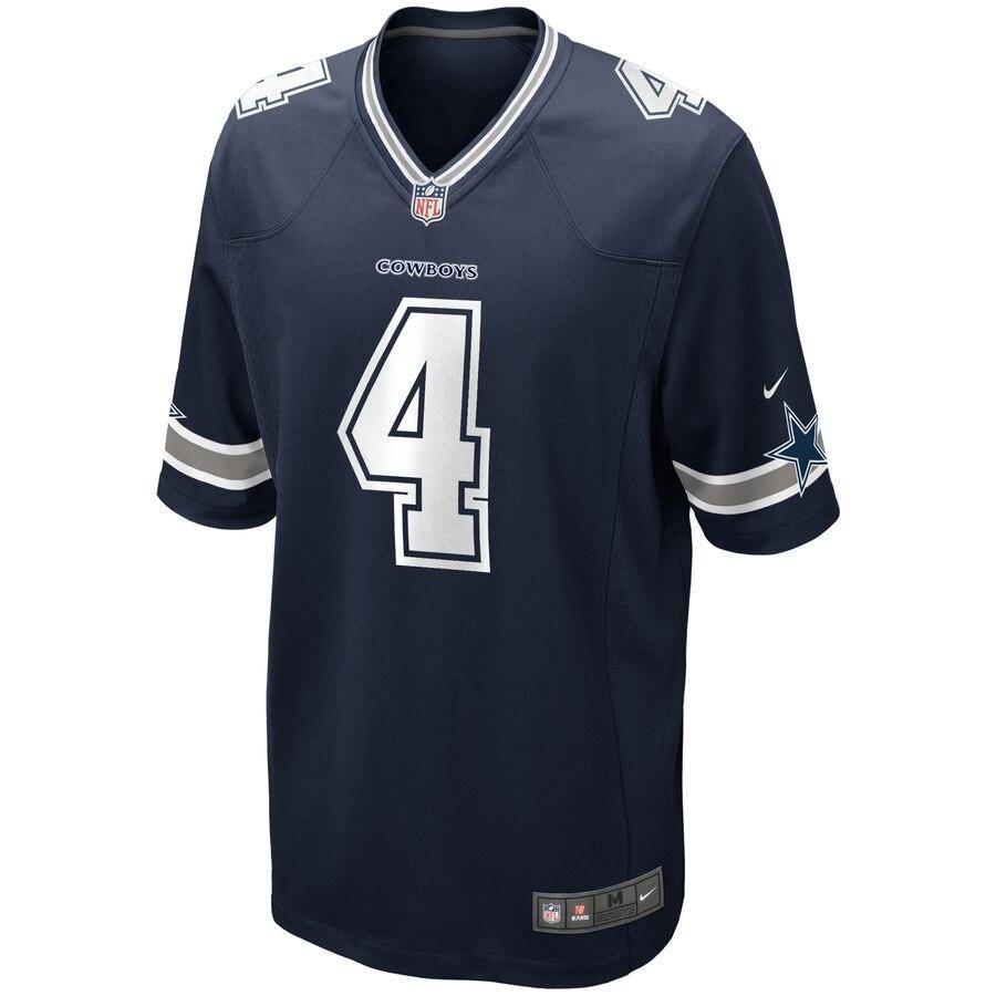 Dak Prescott 4 Dallas Cowboys Youth Game Jersey