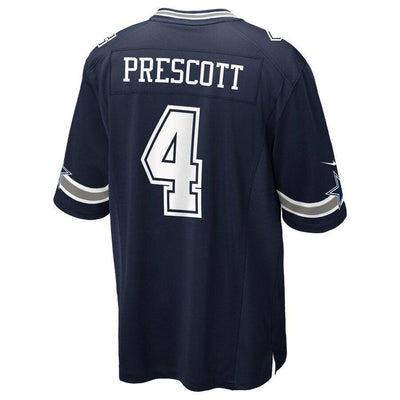 Dak Prescott 4 Dallas Cowboys Youth Game Jersey