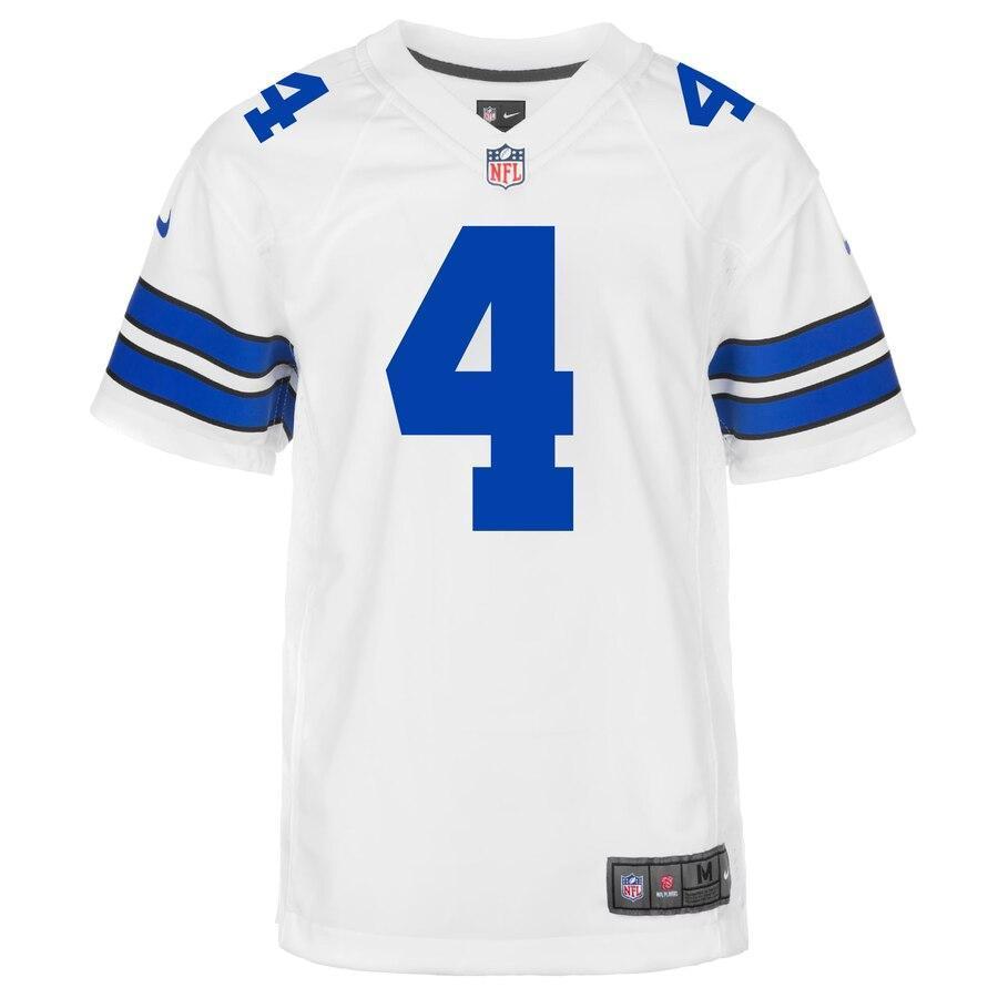 Dak Prescott 4 Dallas Cowboys Youth Game Jersey