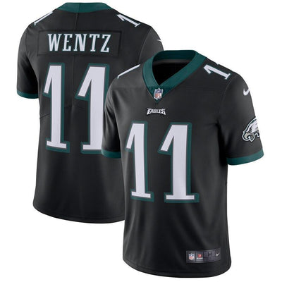 Carson Wentz 11 Philadelphia Eagles Midnight Vapor Untouchable Limited Player Jersey