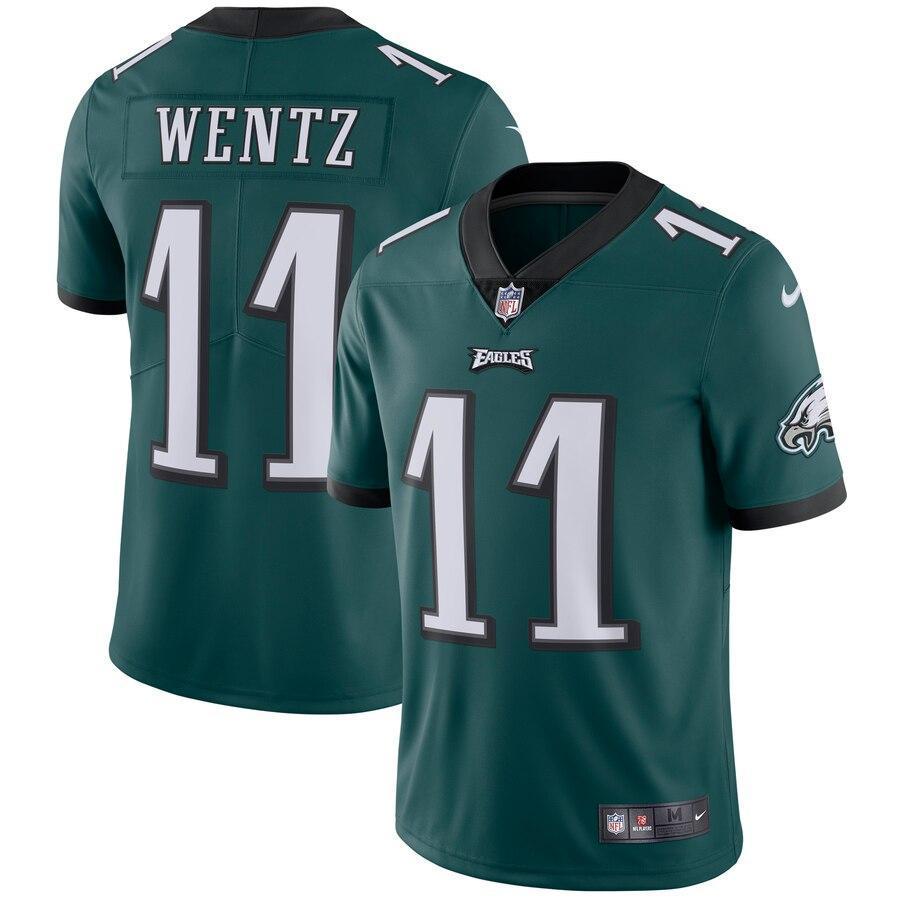 Carson Wentz 11 Philadelphia Eagles Vapor Untouchable Limited Player Jersey