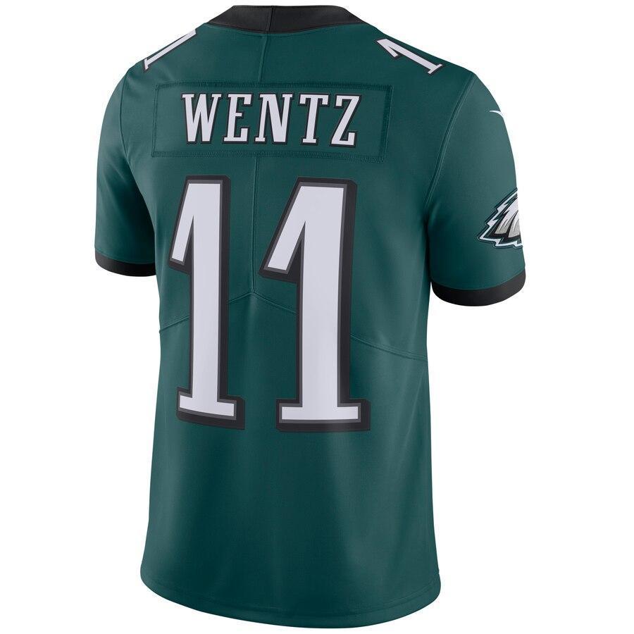 Carson Wentz 11 Philadelphia Eagles Midnight Vapor Untouchable Limited Player Jersey
