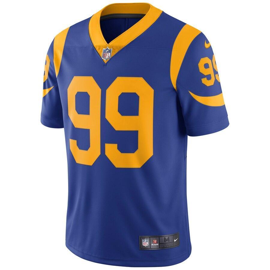 Aaron Donald 99 Los Angeles Rams Royal Vapor Untouchable Limited Player Jersey