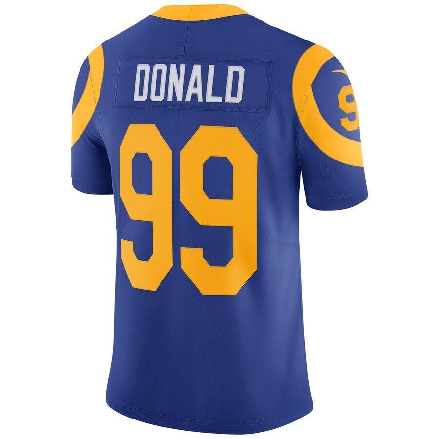 Aaron Donald 99 Los Angeles Rams Royal Vapor Untouchable Limited Player Jersey