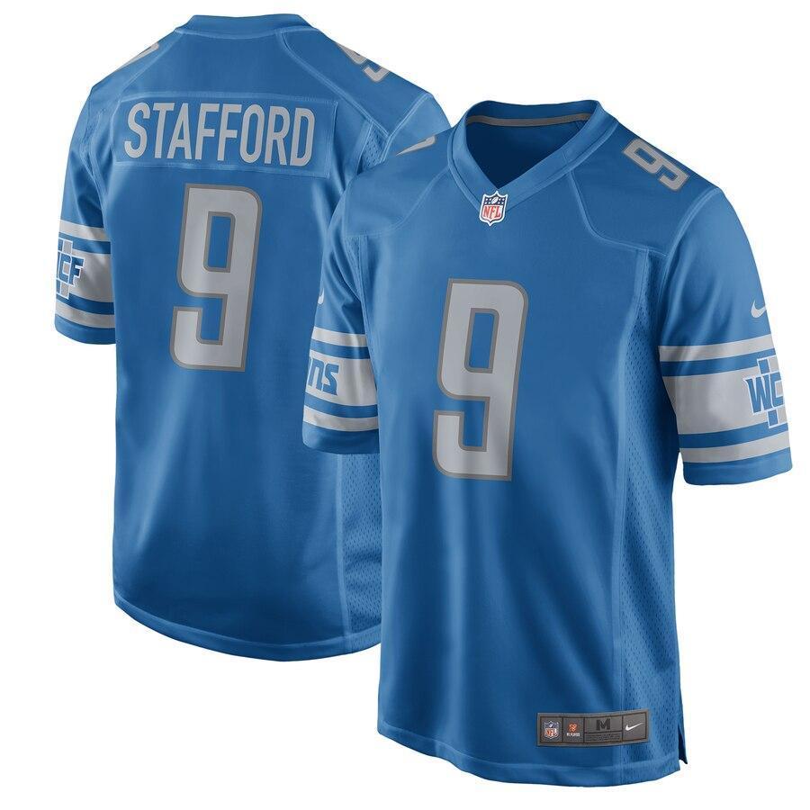 Matthew Stafford 9 Detroit Lions 2017 Game Jersey