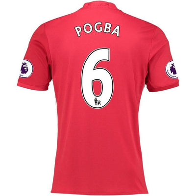 Paul Pogba Manchester United adidas 2016/17 Home Replica Player Jersey - Red