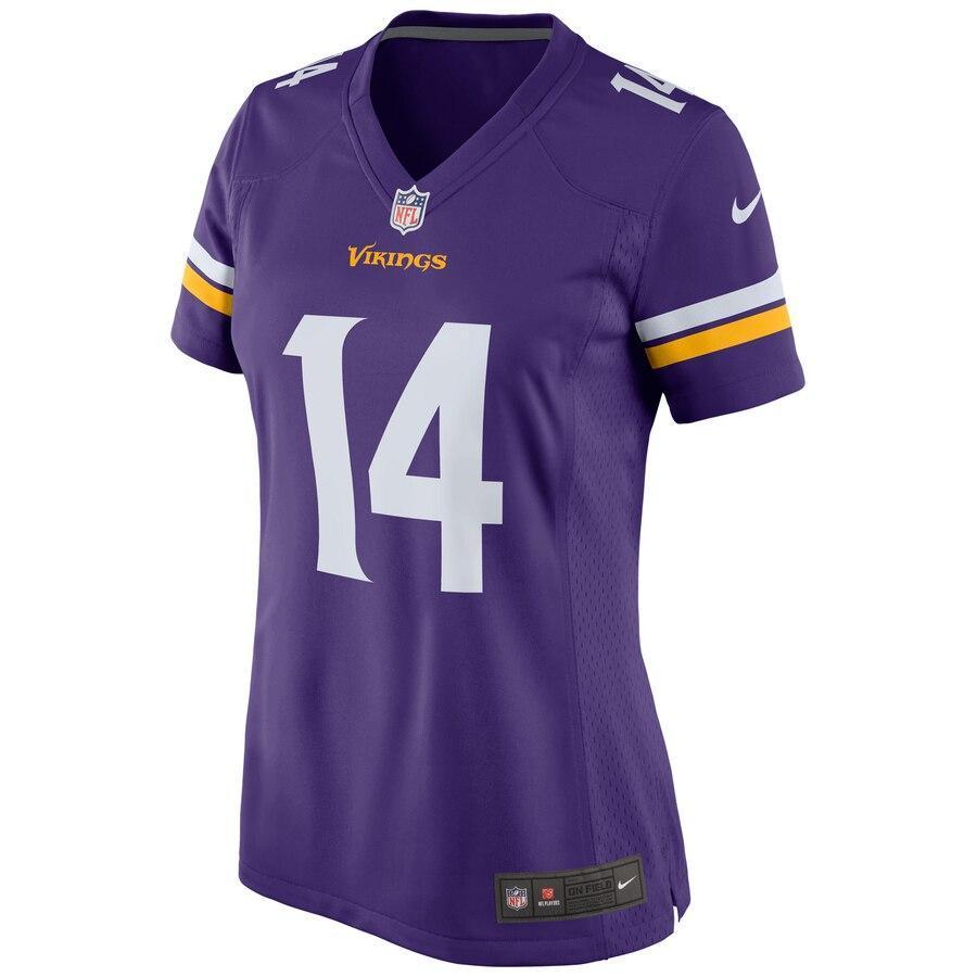 Stefon Diggs 14 Minnesota Vikings Women's Game Jersey