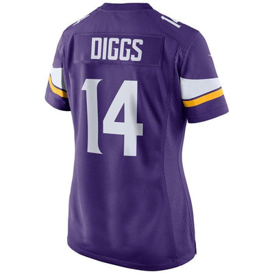 Stefon Diggs 14 Minnesota Vikings Women's Game Jersey
