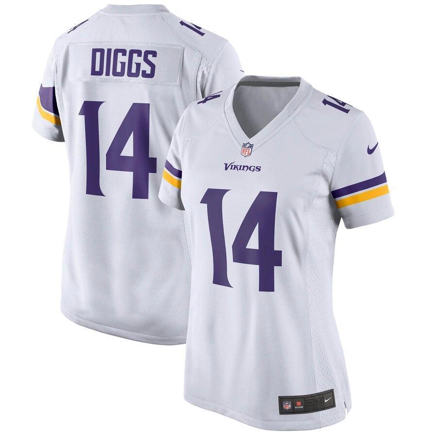 Stefon Diggs 14 Minnesota Vikings Women's Game Jersey