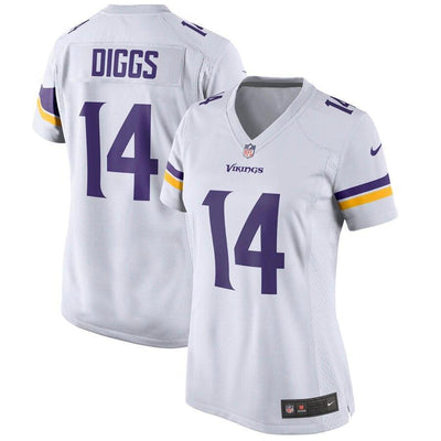 Stefon Diggs 14 Minnesota Vikings Women's Game Jersey