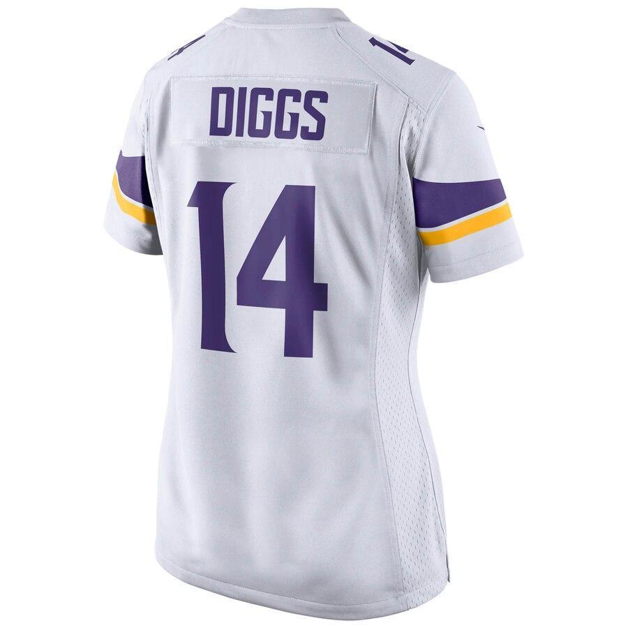 Stefon Diggs 14 Minnesota Vikings Women's Game Jersey