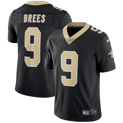 Drew Brees 9 New Orleans Saints Black Vapor Untouchable Limited Player Jersey