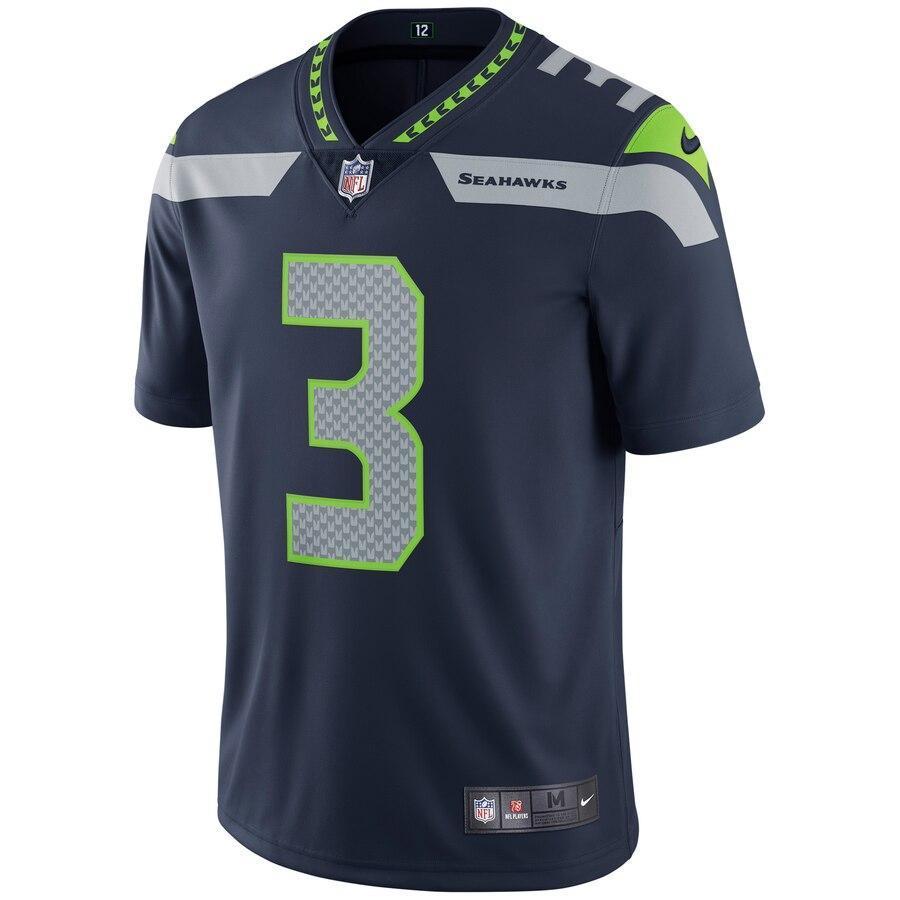 Russell Wilson 3 Seattle Seahawks Vapor Untouchable Limited Player Jersey