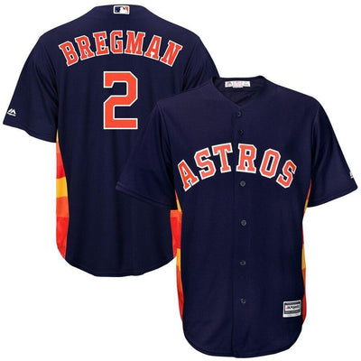 Alex Bregman 2 Houston Astros Home Official Cool Base Player Replica Jersey