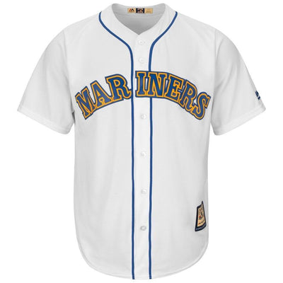 Men's Seattle Mariners Edgar Martinez Majestic White Cooperstown Collection Cool Base Player Jersey
