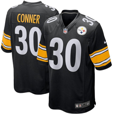 James Conner 30 Pittsburgh Steelers Black Game Jersey