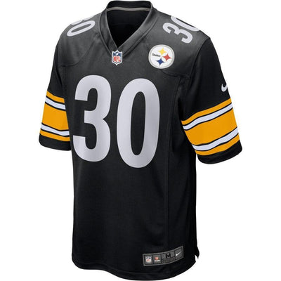 James Conner 30 Pittsburgh Steelers Black Game Jersey