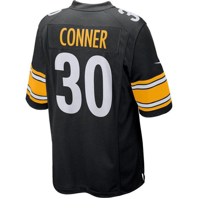 James Conner 30 Pittsburgh Steelers Black Game Jersey