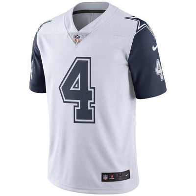 Dak Prescott 4 Dallas Cowboys White Vapor Untouchable Color Rush Limited Jersey