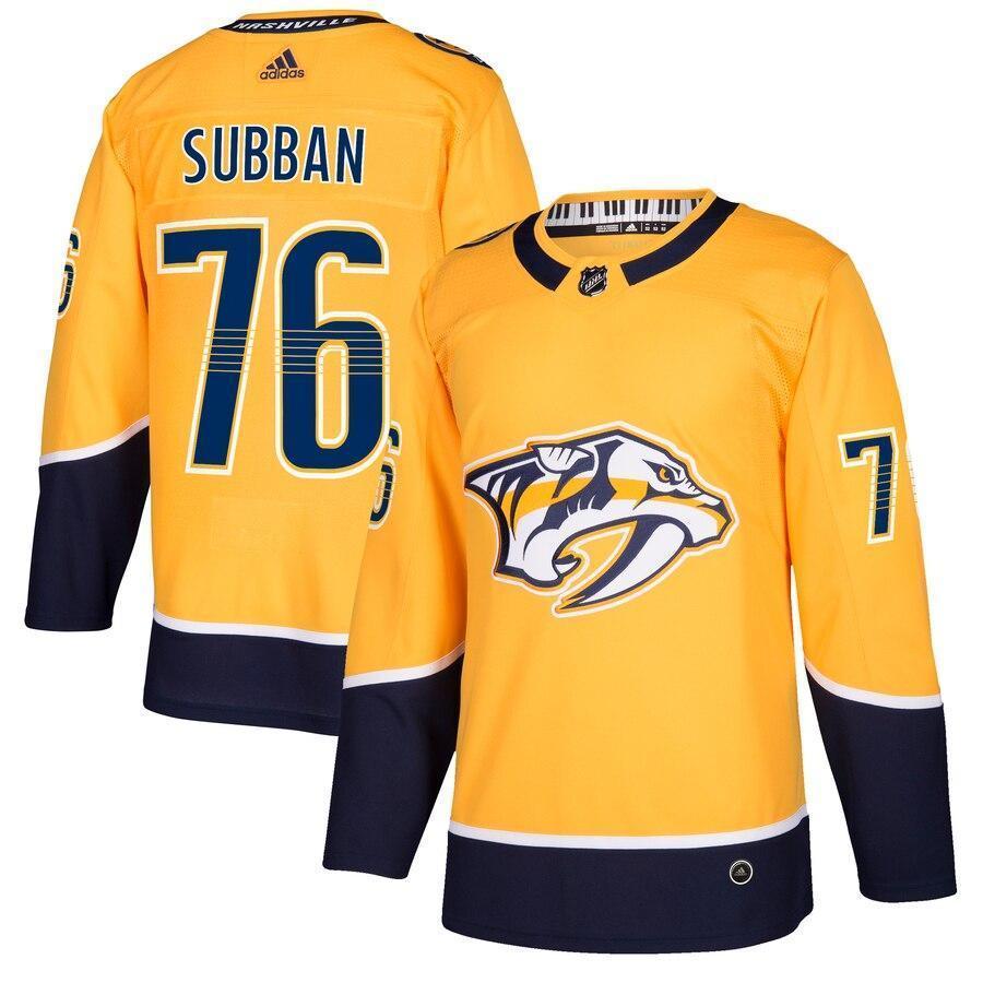 PK Subban 76 Nashville Predators Away Authentic Player Jersey