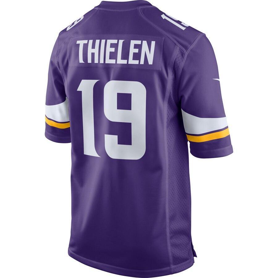 Adam Thielen 19 Minnesota Vikings White Game Jersey