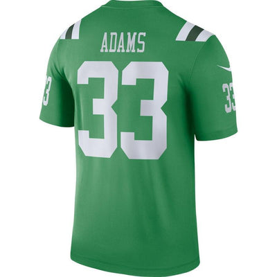 Jamal Adams 33 New York Jets Stealth Black Color Rush Legend Jersey