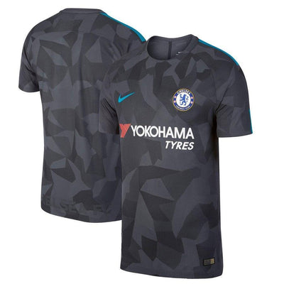 Chelsea Nike 2017/18 Third Authentic Blank Jersey - Anthracite