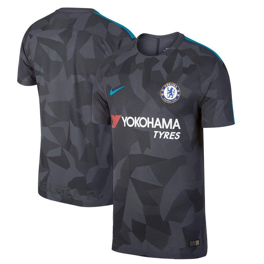 Chelsea Nike 2017/18 Third Authentic Blank Jersey - Anthracite