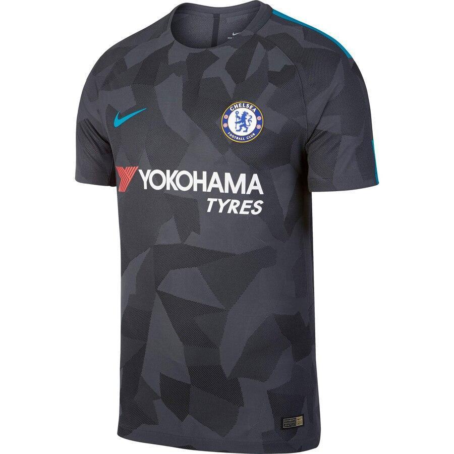 Chelsea Nike 2017/18 Third Authentic Blank Jersey - Anthracite