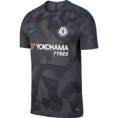 Chelsea Nike 2017/18 Third Authentic Blank Jersey - Anthracite