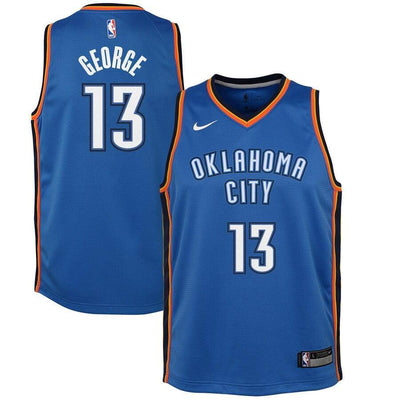 Paul George Oklahoma City Thunder Youth Swingman Jersey - Icon Edition