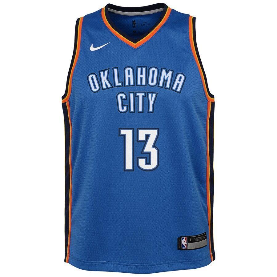 Paul George Oklahoma City Thunder Youth Swingman Jersey - Icon Edition