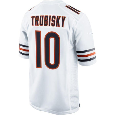 Mitchell Trubisky 10 Chicago Bears Game Jersey