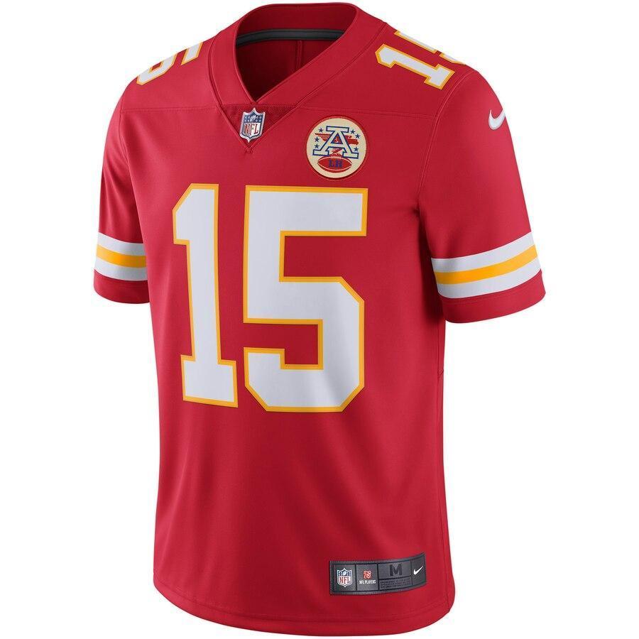 Patrick Mahomes 15 Kansas City Chiefs Red Limited Jersey