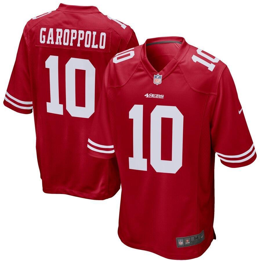 Jimmy Garoppolo 10 San Francisco 49ers Alternate Game Jersey