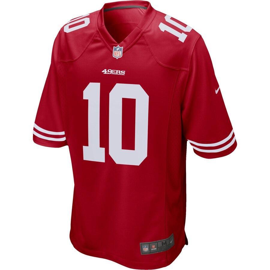Jimmy Garoppolo 10 San Francisco 49ers Game Jersey