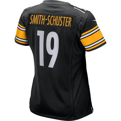 JuJu Smith-Schuster 19 Pittsburgh Steelers Women's Black Game Jersey