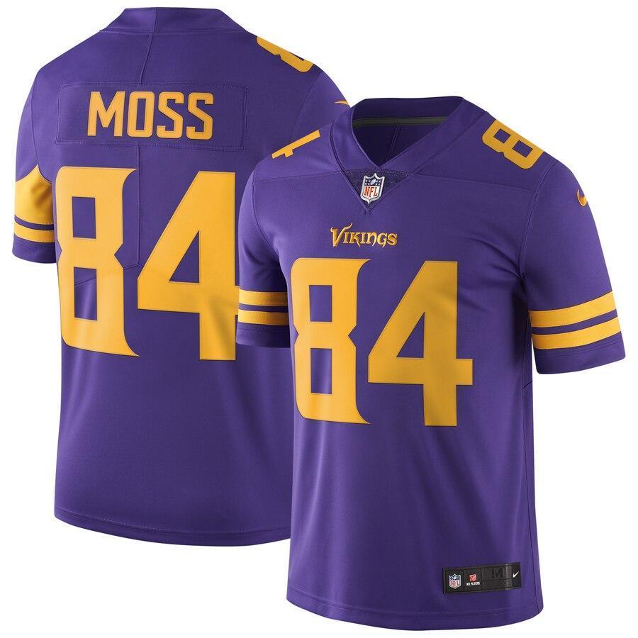 Randy Moss 84 Minnesota Vikings Purple Vapor Untouchable Retired Player Limited Jersey