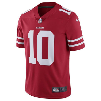 Jimmy Garoppolo 10 San Francisco 49ers White Vapor Untouchable Limited Jersey