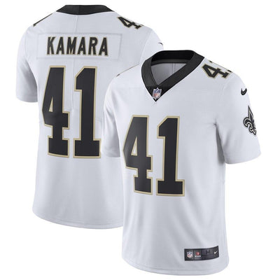 Alvin Kamara 41 New Orleans Saints White Vapor Untouchable Limited Jersey