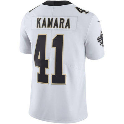 Alvin Kamara 41 New Orleans Saints White Vapor Untouchable Limited Jersey