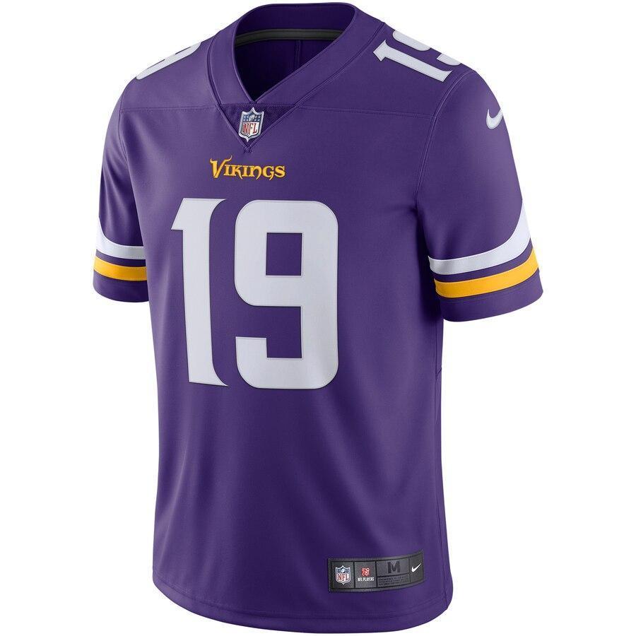 Adam Thielen 19 Minnesota Vikings Purple Vapor Untouchable Limited Jersey
