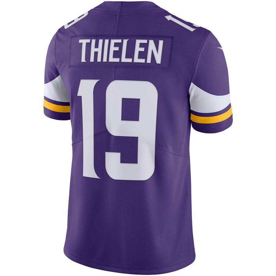 Adam Thielen 19 Minnesota Vikings Purple Vapor Untouchable Limited Jersey