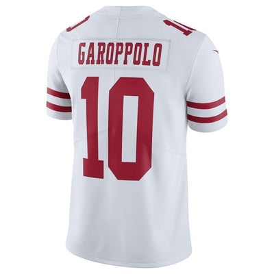 Jimmy Garoppolo 10 San Francisco 49ers White Vapor Untouchable Limited Jersey