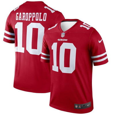 Jimmy Garoppolo 10 San Francisco 49ers Scarlet Legend Jersey