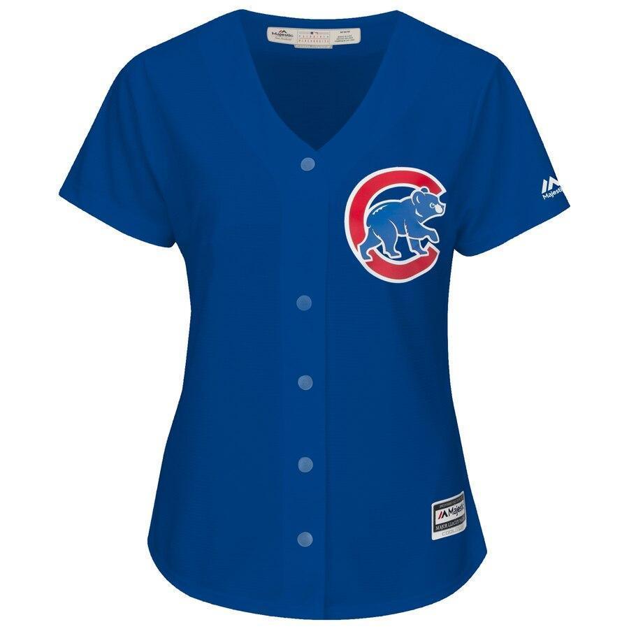 Javier Baez 9 Chicago Cubs Women's Alternate Cool Base Replica Player Jersey