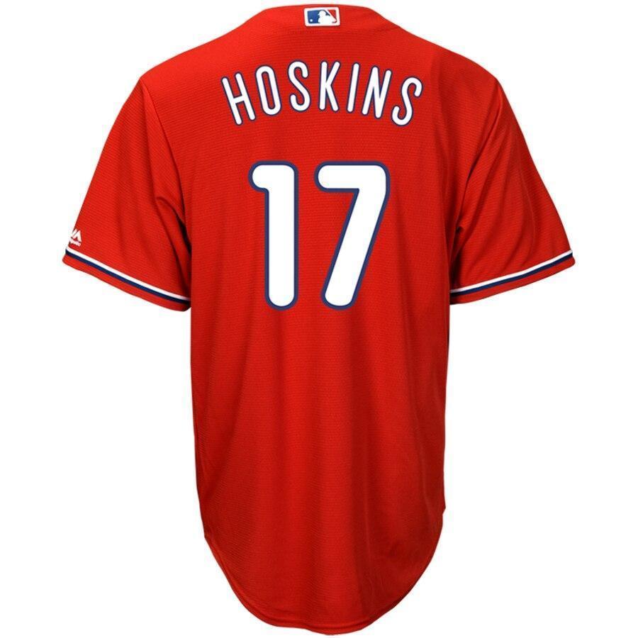 Rhys Hoskins Philadelphia Phillies Alternate Official Cool Base Player Jersey